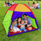 Kids Play Tent, Kids Pop Up Tent, Camping Playground, Indoor/Outdoor Children Playhouse for Boys and Girls, Rainbow Color,47x47x39inch