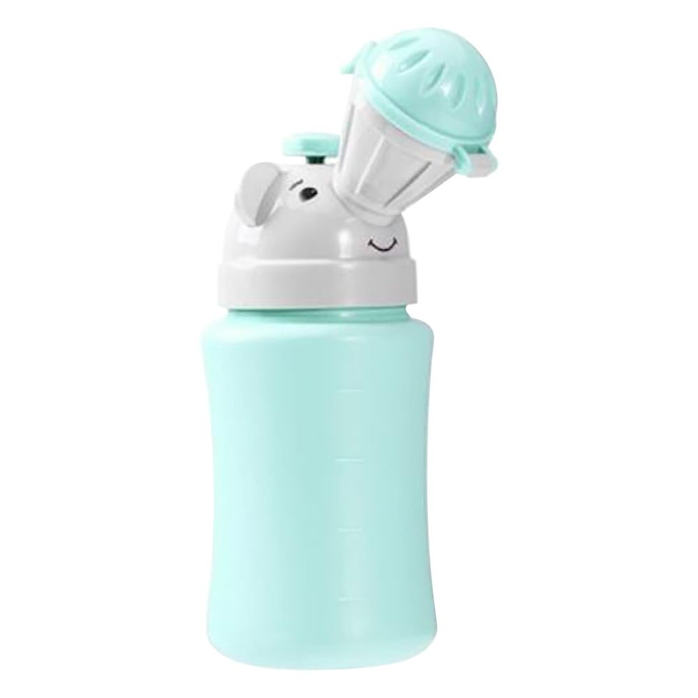 Kids Portable Travel Urinal 500ml for Toddler Boys Girls Pee Training Emergency Toilet Potty for Car Trip Outdoor Camping on the Road Park Beach Travel Essentials,Blue