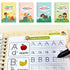 Magic Grooved Practice Copybook 5 Pack with Pens,Reusable Grooved Handwriting Workbooks,Learn to Write Letters Numbers, Math,Tracing for Age 3-8