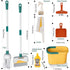 Kids Cleaning Set 8 pcs Housekeeping Pretend Play Set Toddler Cleaning Set Broom and Mop Set for Toddler Pretend Home Cleaning Play Toy