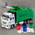 Garbage Truck Toys for Kids, Garbage Truck Metal Diecast Cab, Pull Back Garbage Truck Toy, Recycling Truck Toy with Trash Cans and Bins, Garbage Trucks for Boys Age 4-7
