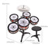 Toddlers Drum Set Kids Jazz Drum Kit Band Rock Drum for 3-5 Years Old Birthday Xmas Gift, Early Learning Musical Toy Set with Easy Assembly
