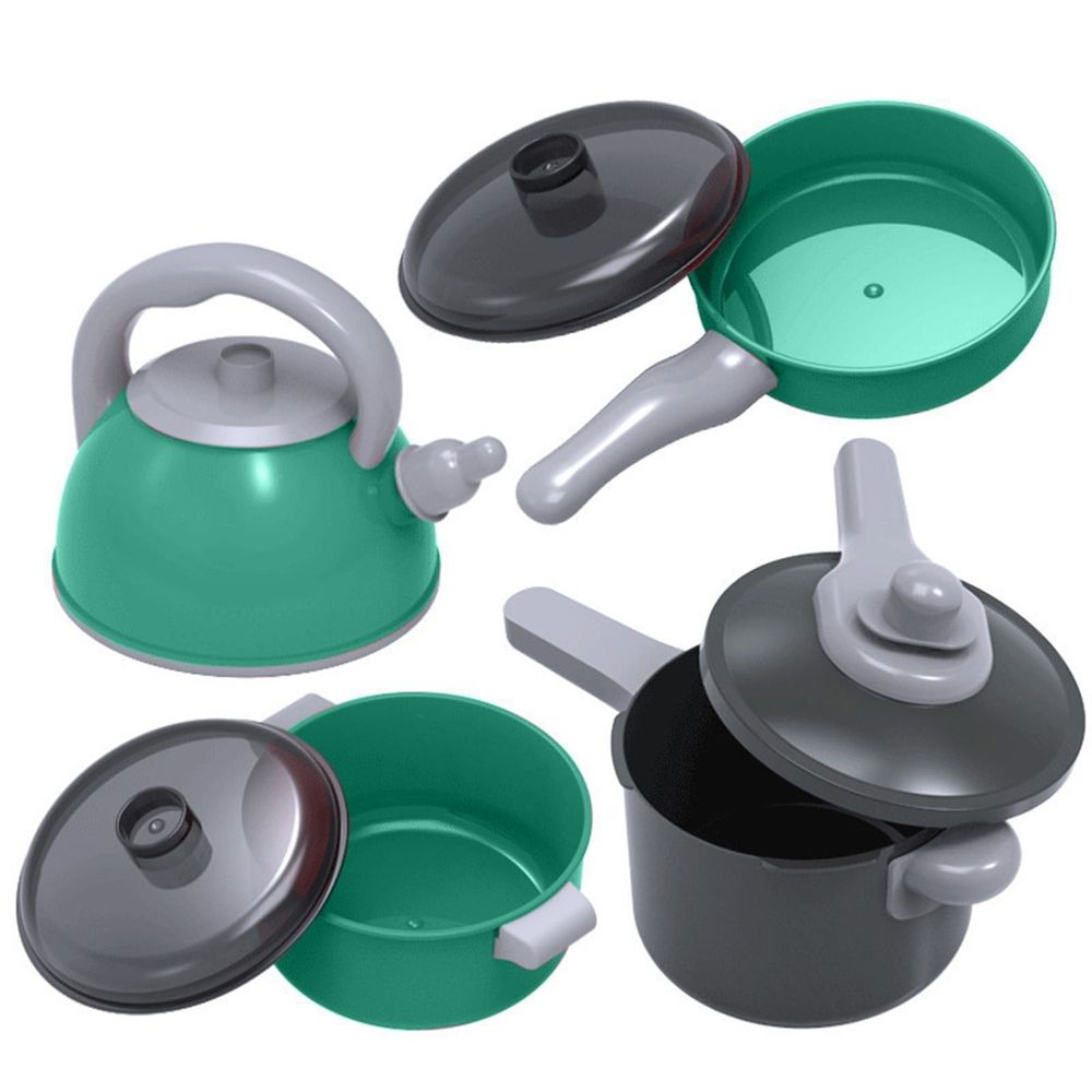 28Pcs Kids Kitchen Toy Accessories, Toddler Pretend Cooking Playset with Play Pots and Pans, Utensils Cookware Toys, Play Food Set, Learning Gift for Girls Boys