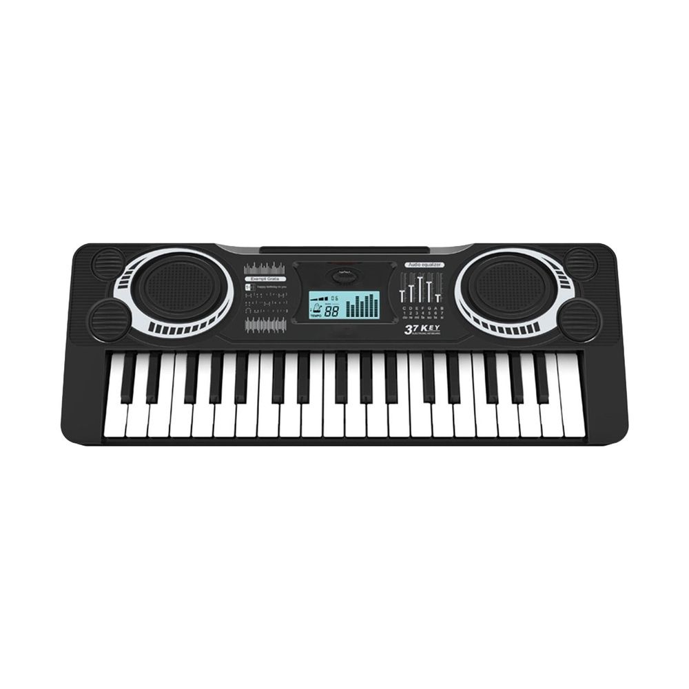 37 Keys Piano Keyboard, Electronic Digital Piano with Built-In Speaker Microphone, Portable Keyboard Gift Teaching for Beginners, Birthday Gift for Children