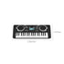 37 Keys Piano Keyboard, Electronic Digital Piano with Built-In Speaker Microphone, Portable Keyboard Gift Teaching for Beginners, Birthday Gift for Children
