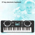37 Keys Piano Keyboard, Electronic Digital Piano with Built-In Speaker Microphone, Portable Keyboard Gift Teaching for Beginners, Birthday Gift for Children