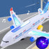 Airplane Toys for Kids, Bump and Go Action, Toddler Toy Plane with LED Flashing Lights and Sound, for Boys & Girls 3-12 Years Old