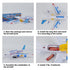 Airplane Toys for Kids, Bump and Go Action, Toddler Toy Plane with LED Flashing Lights and Sound, for Boys & Girls 3-12 Years Old