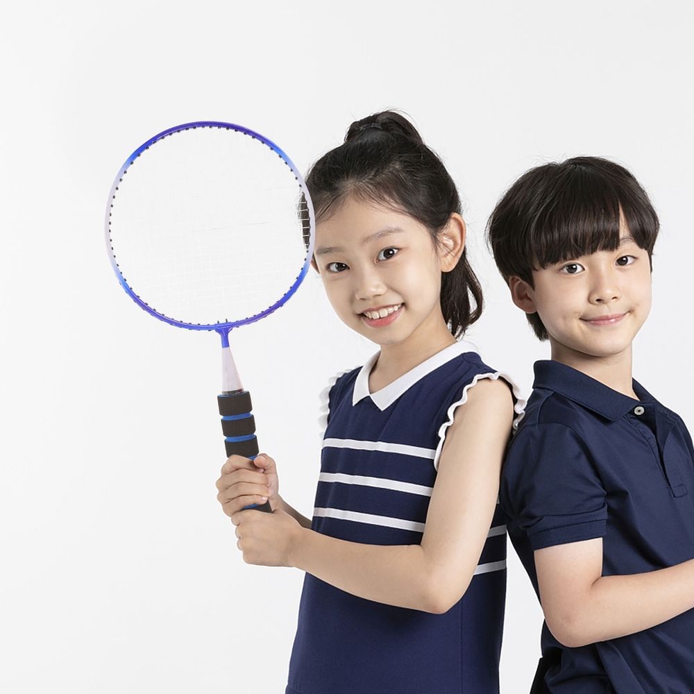 Badminton Racket Set, Alloy Frame with Nylon Strings, Lightweight Design for Outdoor Sports and Recreational Play