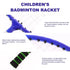 Badminton Racket Set, Alloy Frame with Nylon Strings, Lightweight Design for Outdoor Sports and Recreational Play