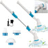 Electric Spin Scrubber,Cordless Spin Scrubber Shower Cleaning Brush with 3 Replaceable Brush Heads and Adjustable Extension Handle,Power Cleaning Brush for Bathroom Floor Toilet
