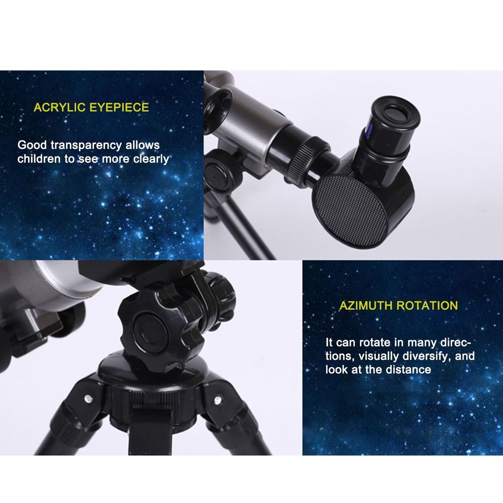 Telescope for Kids Gifts Adjustable Astronomy Refractor Telescope, Educational Learning Toys for Children Beginners Adults