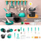 Kitchen Pretend Play Kitchen Accessories Toys Set, Cookware Pots and Pans Cooking Utensils Playset Gifts for 3 4 5 Years Old Kids Girls Boys Toddler