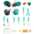 Kitchen Pretend Play Kitchen Accessories Toys Set, Cookware Pots and Pans Cooking Utensils Playset Gifts for 3 4 5 Years Old Kids Girls Boys Toddler