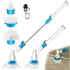 Electric Spin Scrubber 3200RPM Cordless Cleaning Brush - Adjustable Extension Handle (56cm to 105cm),Cordless Power Shower Scrubber with 3 Brush Head for Bathroom,Tub,Tile,Floor