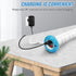 Electric Spin Scrubber 3200RPM Cordless Cleaning Brush - Adjustable Extension Handle (56cm to 105cm),Cordless Power Shower Scrubber with 3 Brush Head for Bathroom,Tub,Tile,Floor