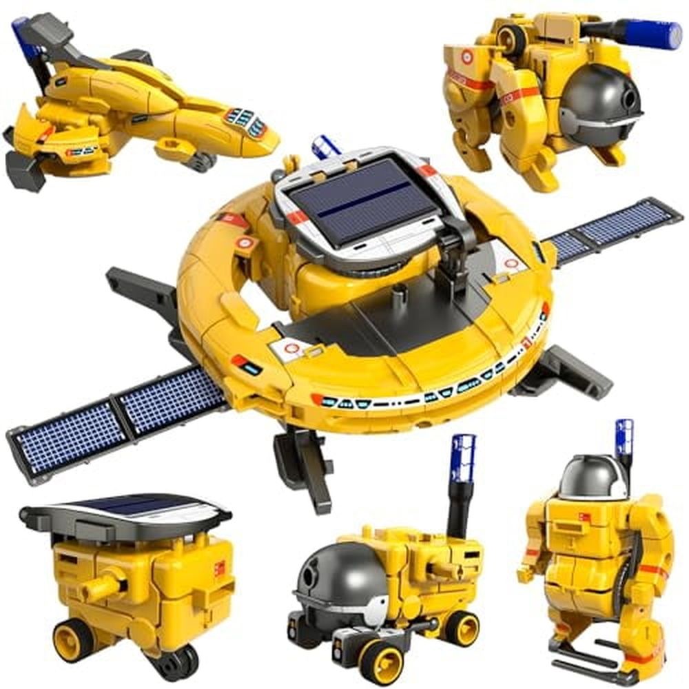 STEM Projects for Kids Ages 8-12 12-16，6-in-1 Building Science STEM Kits for Boys Kids,Solar Robot Kit Space Toys Birthday Gifts for 8 9 10 11 12 13 14 15 16 Year Old Boys Girls Teens