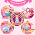 Busy Board Princess Toy for Toddlers 1-3,Montessori Toys for 1 2 3 4 Year Old Girls,Preschool Learning Toy for Kids Girls 2-4