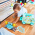 Aiqi Red Crawling Crab Baby Toys,Toddler Moving Interactive Toy with Music Lights for Babies,Toddlers,Kids