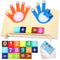 Montessori Learning Math Toys for 2 3 4 Years Old Boys,Preschool Educational Manipulatives Number Counting Blocks for Kids,Birthday Gifts Toys for Toddlers 18 Months Girls