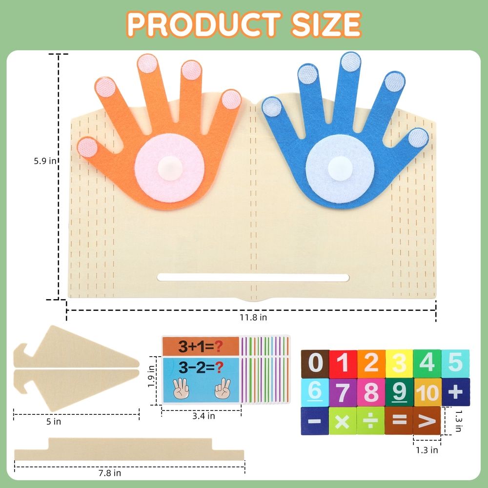 Montessori Learning Math Toys for 2 3 4 Years Old Boys,Preschool Educational Manipulatives Number Counting Blocks for Kids,Birthday Gifts Toys for Toddlers 18 Months Girls