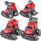 Toddler Car Toys for 1 Year Old Boys, Fire Truck Toys for 2 Year Old, Friction Powered Vehicles Set for 1-3 Baby Boys Birthday Gifts
