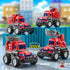 Toddler Car Toys for 1 Year Old Boys, Fire Truck Toys for 2 Year Old, Friction Powered Vehicles Set for 1-3 Baby Boys Birthday Gifts