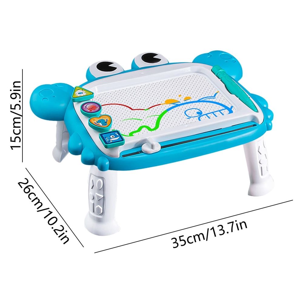 Magnetic Drawing Board, Toddler Toys Color Erasable Doodle Board with 4 Stamps, Travel Painting & Writing Pad, Portable Sketch Pad Learning and Educational Toys for Age 1 2 3 Boys Girls