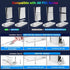 PS5 Cooling Station,PS5 Pro Stand Vertical and Turbo Fan with Dual Charging Station for PlayStation 5 with 3 Levels Cooling Fan,P5 Accessories Kits,Headset Holder for P5 Digital/Disc-White