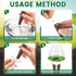 103 Piece Hydroponic Pods Kit, Grow Anything with Grow Sponges, Baskets, Domes, Labels, Compatible with All Hydroponics Brands