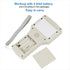RFID NFC Smart Card Reader+5XT5577 Keychain/Card RFID Duplicator 125K 13.56MHz IC/ID Key Writer RFID Replicator,1 x Smart Card Reader Kit,Creamy white