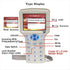 RFID NFC Smart Card Reader+5XT5577 Keychain/Card RFID Duplicator 125K 13.56MHz IC/ID Key Writer RFID Replicator,1 x Smart Card Reader Kit,Creamy white
