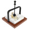 Wood Napkin Holder for Table, Square Tabletop Napkin Dispenser, Cocktail Napkin Holder with Sophisticatedly Metal Center Bar, for Home, Kitchen, Office, Restaurant, Hotel, Cafe, Bar
