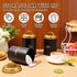 3-Piece Kitchen Canister Set, Farmhouse Coffee Tea Sugar Airtight Containers for Countertop, Rustic Metal Storage Jars