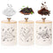 3 Pack Metal Kitchen Canister Set, 25 OZ Coffee Sugar Tea Canister Jars, Kitchen Airtight Food Storage Jars, Airtight Coffee Container, Tea Organizer, Sugar Canister with Airtight Wooden Lid