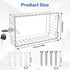 Thermostat Lock Box, 5.9 x 5.9 x 2 inch Square Thermostat Cover with Key, Clear AC Thermostat Guard Box Cover, Small Acrylic Lock Box for All Type Thermostat Prevent Tampering