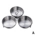 Poached Egg Cooker Steel Egg Poacher,3-Cup Poached Egg Cooker,Nonstick Pan Poaching With Cups,Egg Rack Poacher Egg