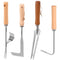 4 Pack Weed Puller Tool, Stainless Steel Crack Weeder Tool, Crevice Uprooting Weeding Digger Tools, Gardening Weed Remover Tools for Cracks, Driveways, Lawn Edger, Moss Removal