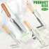 4 Pack Weed Puller Tool, Stainless Steel Crack Weeder Tool, Crevice Uprooting Weeding Digger Tools, Gardening Weed Remover Tools for Cracks, Driveways, Lawn Edger, Moss Removal