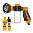 High Pressure Foam Cannon Spray Gun, Car Wash Soap Dispenser with 8 Patterns, Garden Hose Nozzle for Watering Plants, Snow Foam Lance