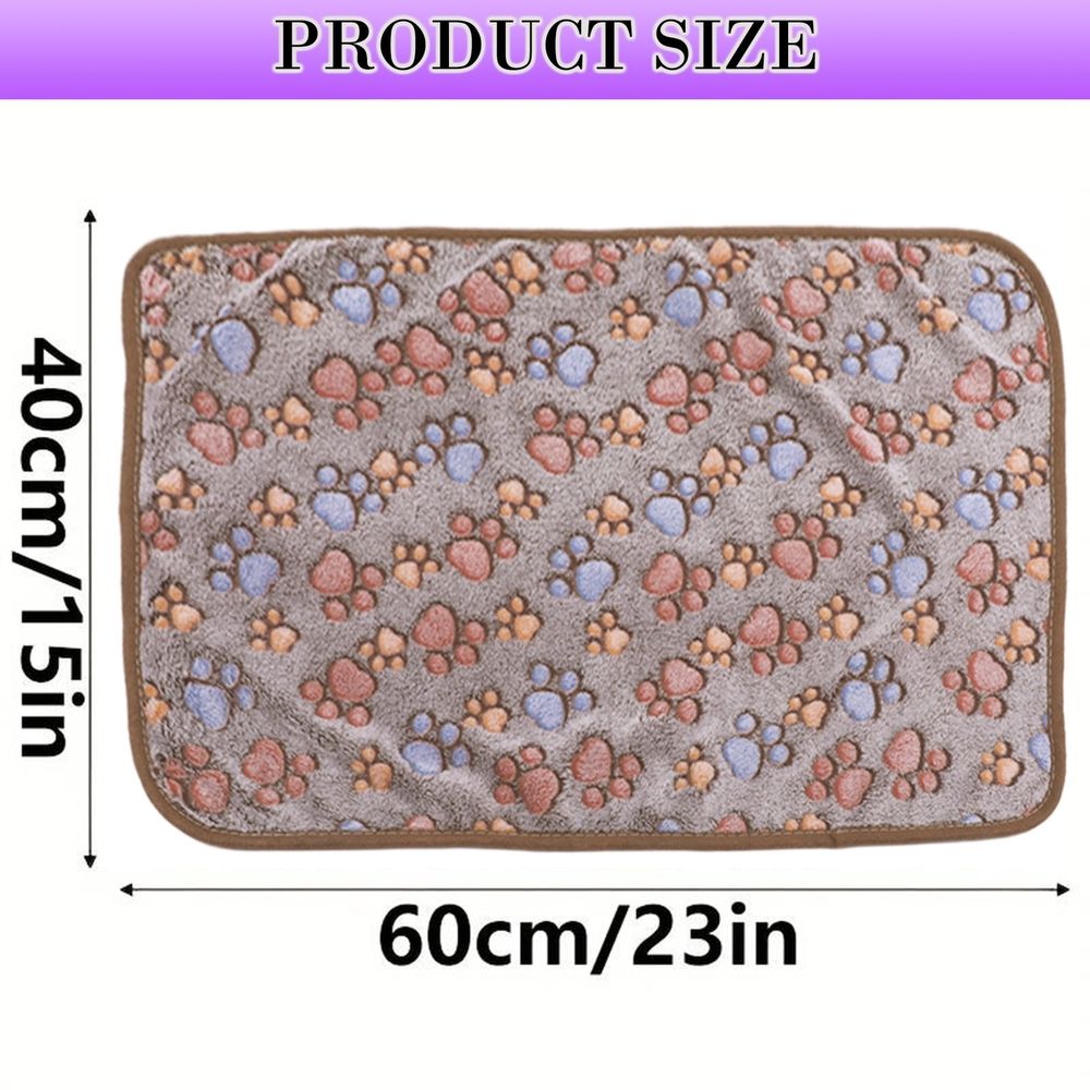 Brown Cozy Fluffy Pet Blankets Set Of 5 Super Soft For Dogs Cats Flannel Throw Washable Mats For Bed Couch