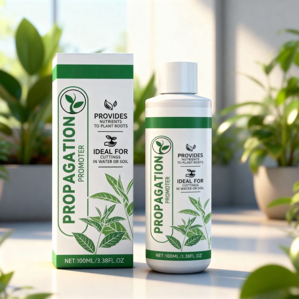Indoor Plant Propagation Drops Rooting Agent Liquid, Promote Growth, Reduce Transplant Shock, Healthier Roots, For Cuttings, Hydroponics, Indoor and Outdoor Plants