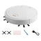 White  Intelligent Sweeping Robot With Mop Function Automatic Charging Vacuum For Hardwood Floor