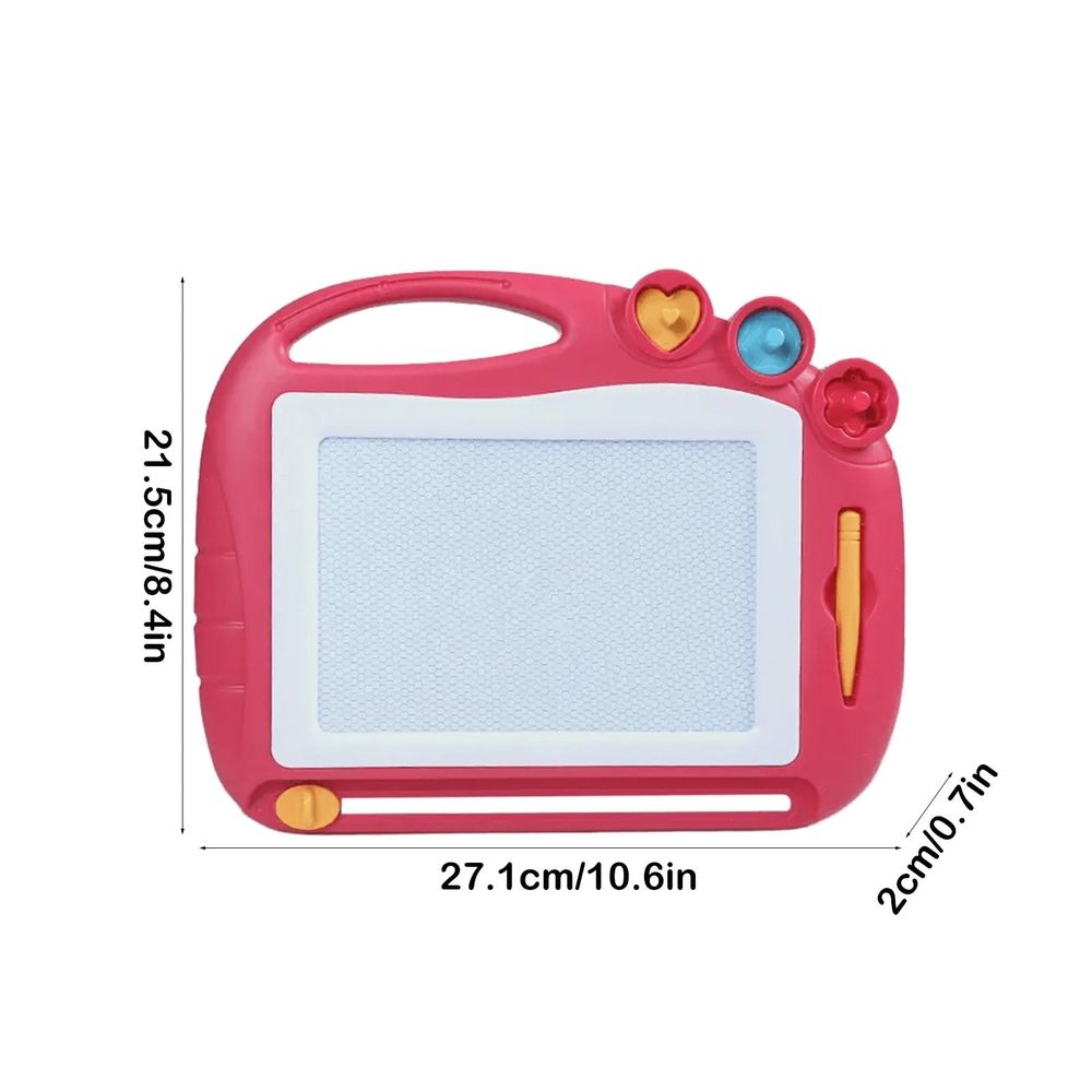 Red  Red Children Colored Magnetic Drawing Board For Kids Erasable Graffiti 29X22Cm