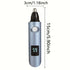 4-in-1 Electric Nose Hair Trimmer, LED Display, Waterproof(BLUE)
