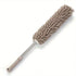 Extendable Electrostatic Duster, Stainless Steel Pole, Microfiber Cloth, Khaki