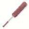 Extendable Electrostatic Duster, Stainless Steel Pole, Microfiber Cloth, Coffee