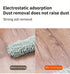 Extendable Electrostatic Duster | Stainless Steel Pole + Microfiber Cloth | Traps Dust & Pet Hair Without Spreading, Reaches High Corners for Effortless Home Cleaning!/pale green