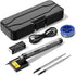 USB Portable Wireless/Plug-in Dual-Mode Soldering Iron: 3s Fast Heating up to 450℃, 3 Temp Settings, Type-C Powered – Your Ideal Tool for Electronic Repairs!(3-head black gear)