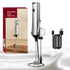 Electric Milk Frother Egg Beater 2-in-1 Type-C Charging 304 Stainless Steel 3-Speed Adjustable Dual Replaceable Heads 1500mAh Coffee Foaming Baking Artifact.*(Double-layer electric milk bubbler+egg beater+storage bracket +TypeC charging cable)